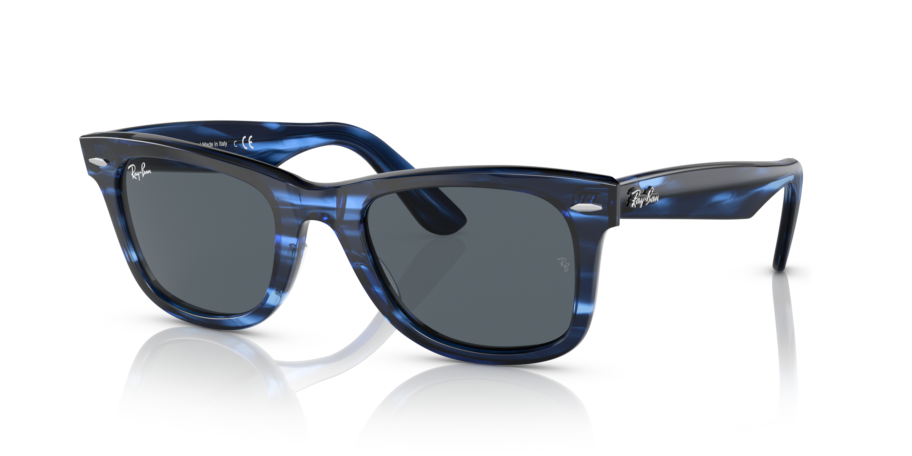 Ray-Ban Original Wayfarer Bio-Based L (50 - 22) with Blue lenses