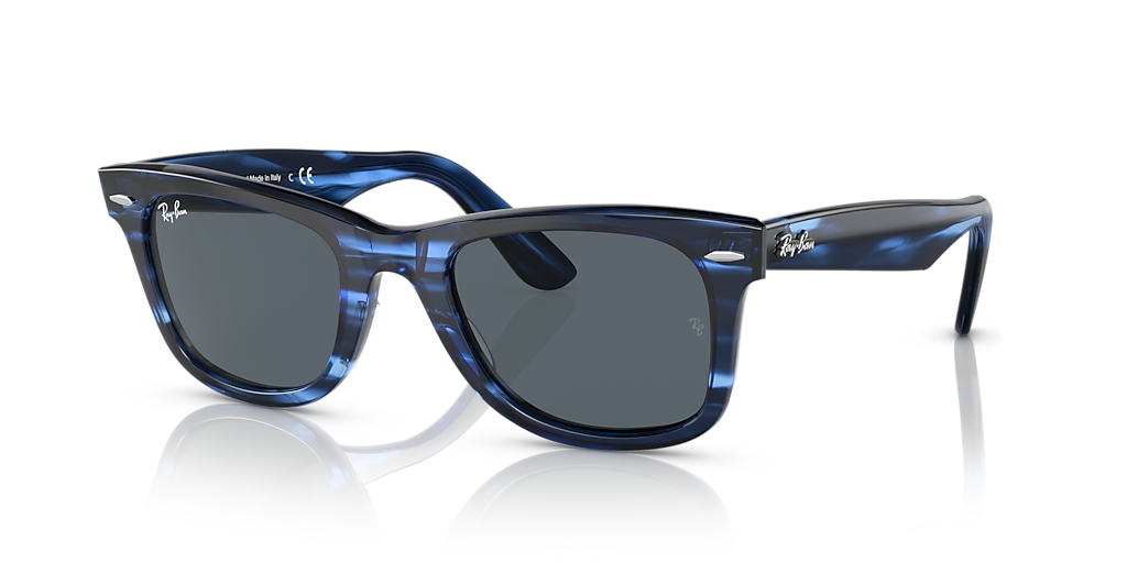 Ray-Ban Original Wayfarer Bio-Based L (50 - 22) with Blue lenses