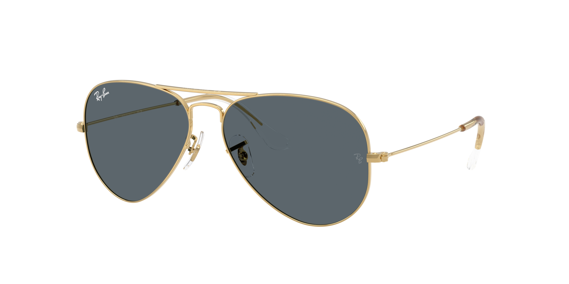 Ray-Ban Unisex Sunglass Aviator Classic -  Frame color: Arista, Lens color: Blue
