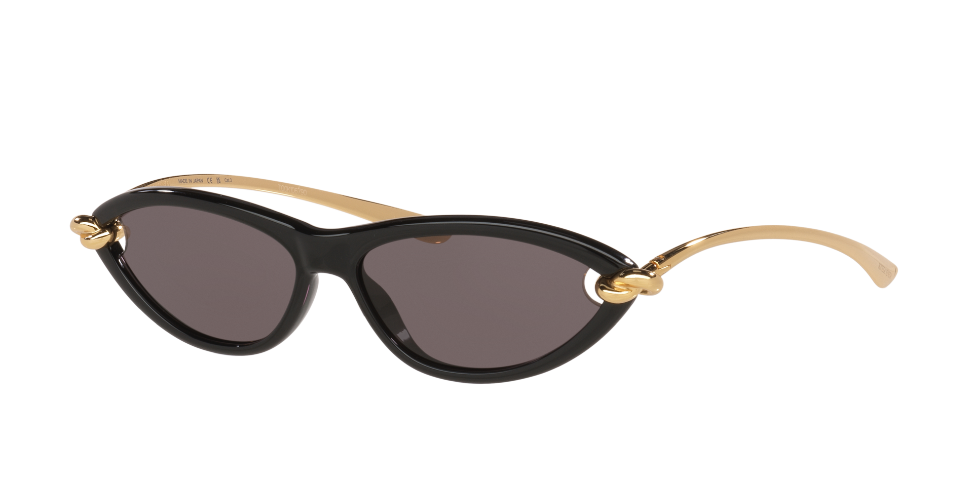 Bottega Veneta Femme Sunglass BV1390S - Couleur du Monture Noir Couleur de Lentille Gris 520 €
