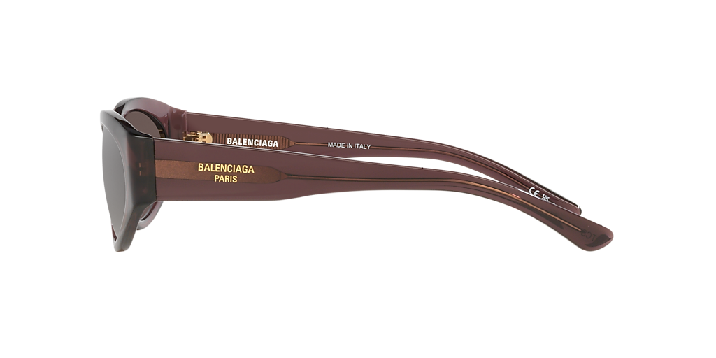 Balenciaga BB0367S XL (60 - 17) with Grey lenses and Violet frame