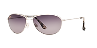 Maui Jim Baby Beach M (56 - 17) with Grey lenses and Silver  display picture 1