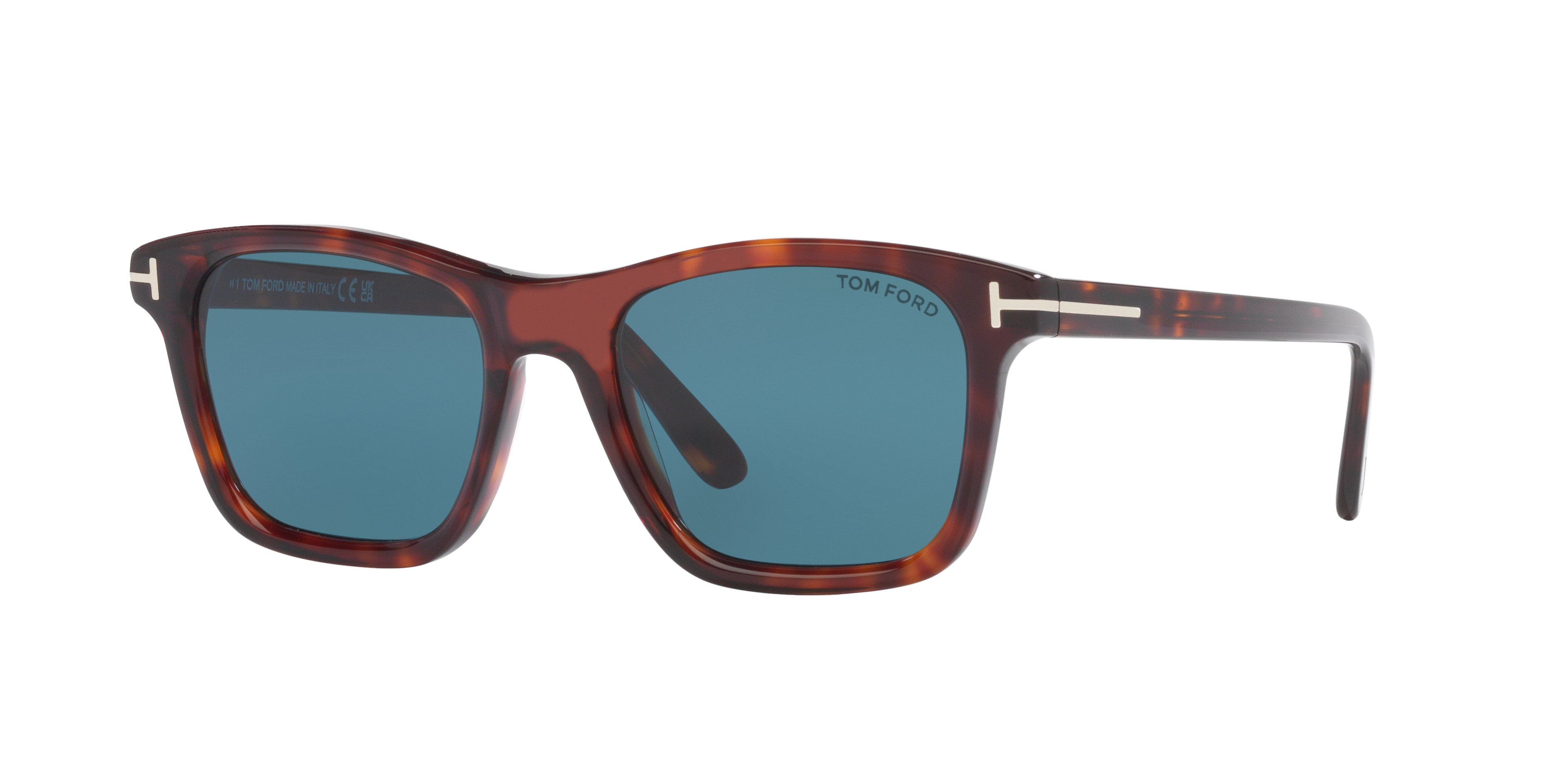 Tom Ford FT1179 XXL (54 - 20) with Blue lenses and Tortoise frame