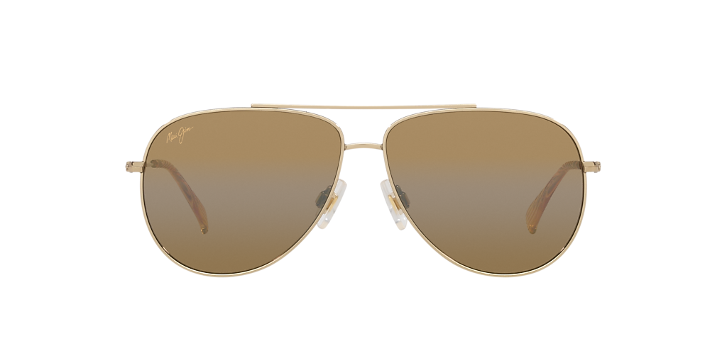 Maui Jim Hau Oli L (59 - 12) with Brown lenses and Gold 