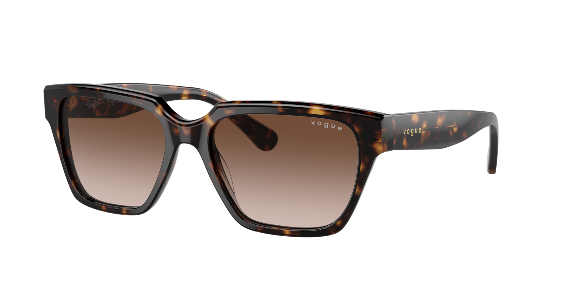 Vogue Eyewear Woman Sunglass VO5512S - Frame color: Dark Havana, Lens color: Brown Gradient
