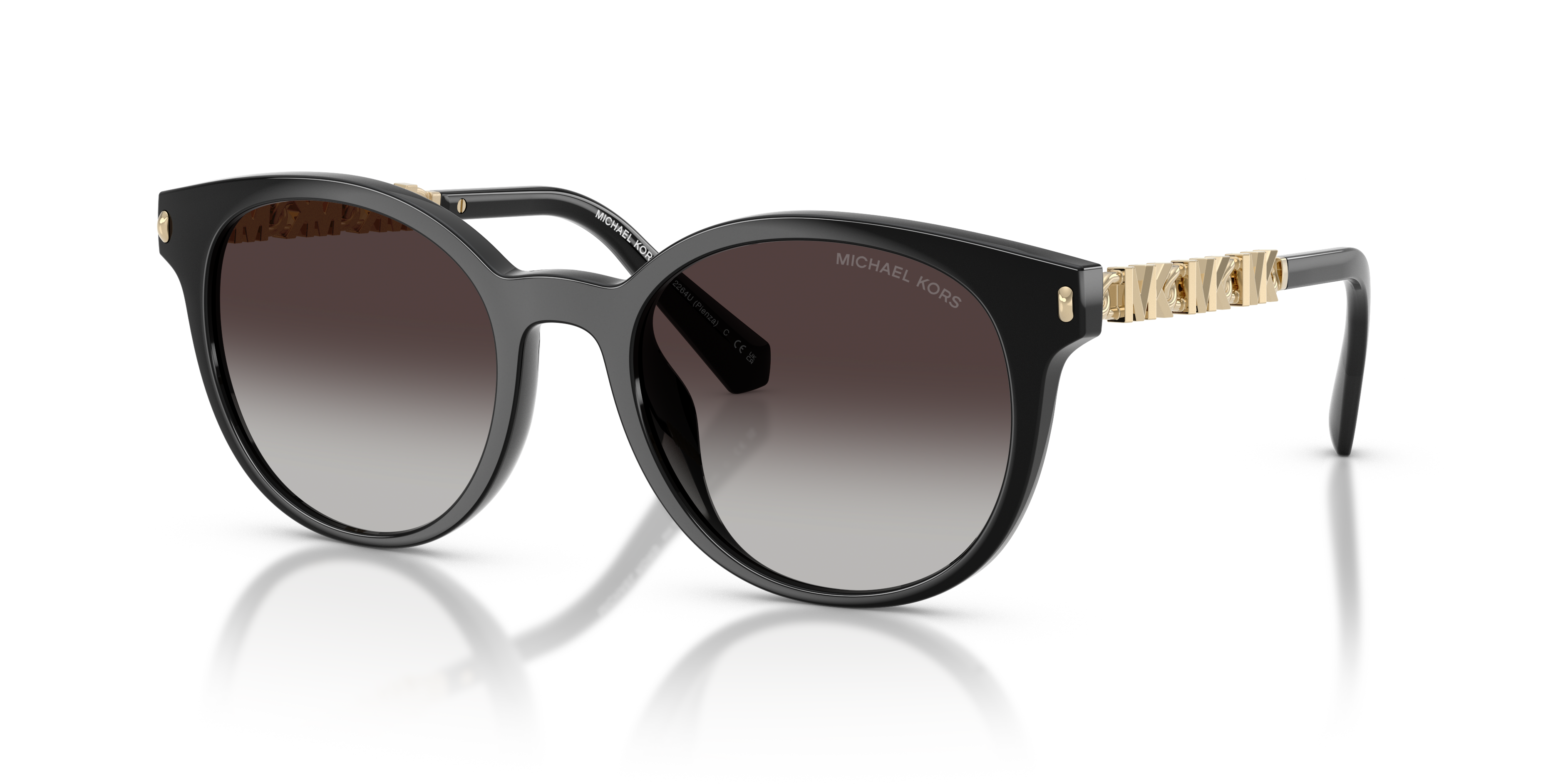 Michael Kors Pienza L (53 - 20) with Grey lenses and Black frame