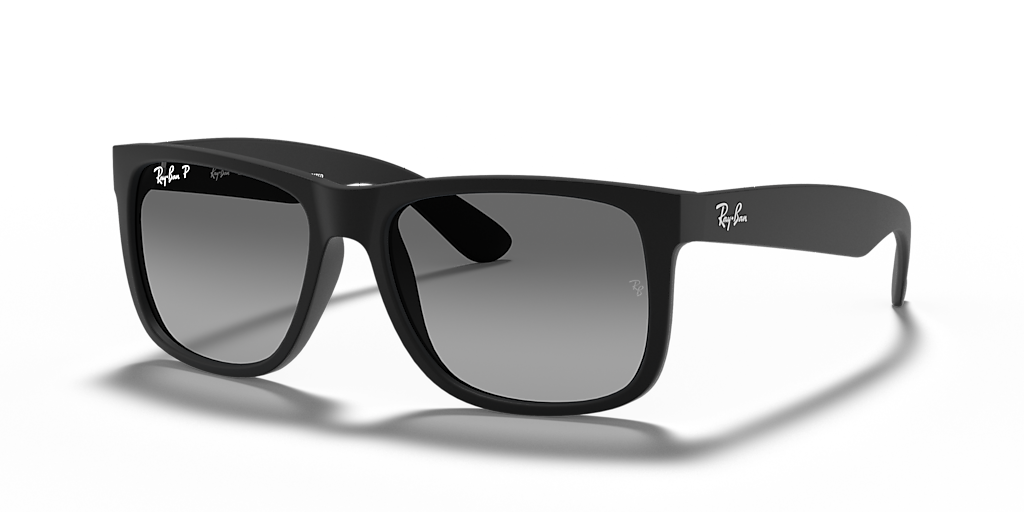 Ray-Ban Justin Classic M (55 - 17) with Grey lenses and Black