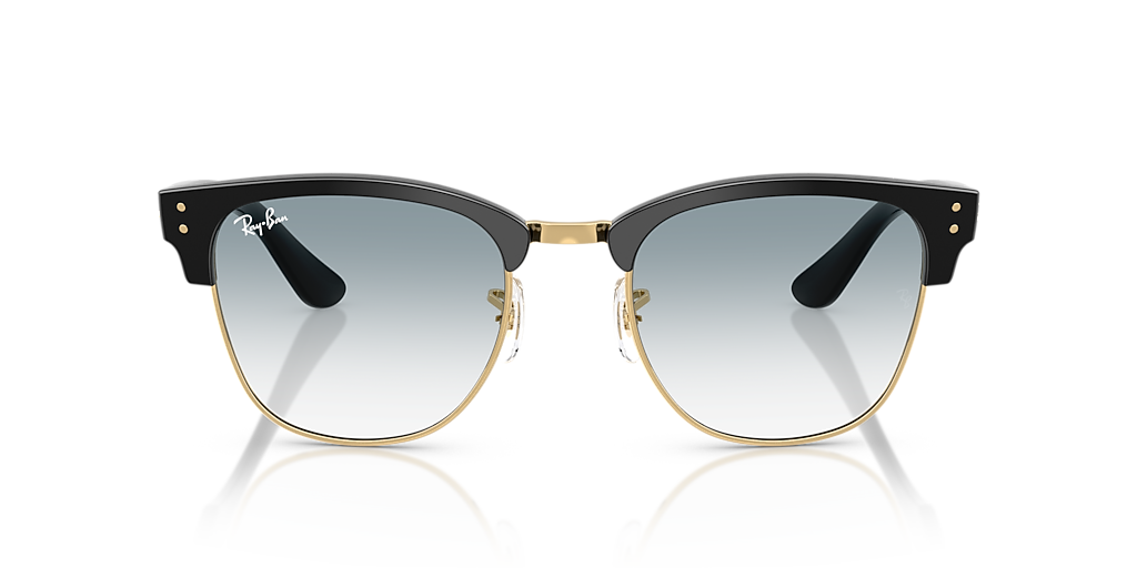 Ray-Ban Clubmaster Reverse S (51 - 21) with Blue lenses and Black