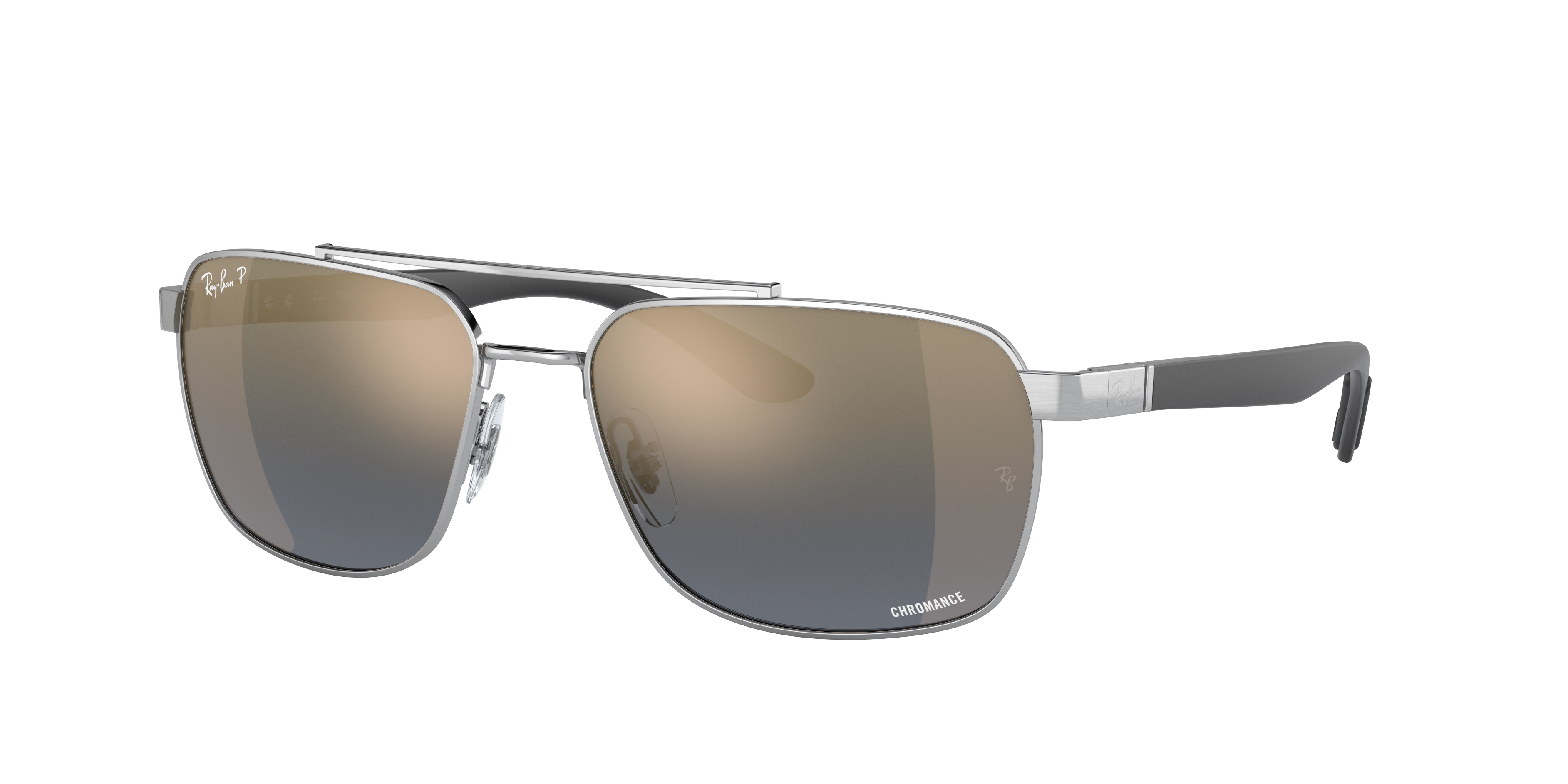 Ray-Ban RB3701 Polarized+ Lenses XXL (59 - 17) with Blue lenses