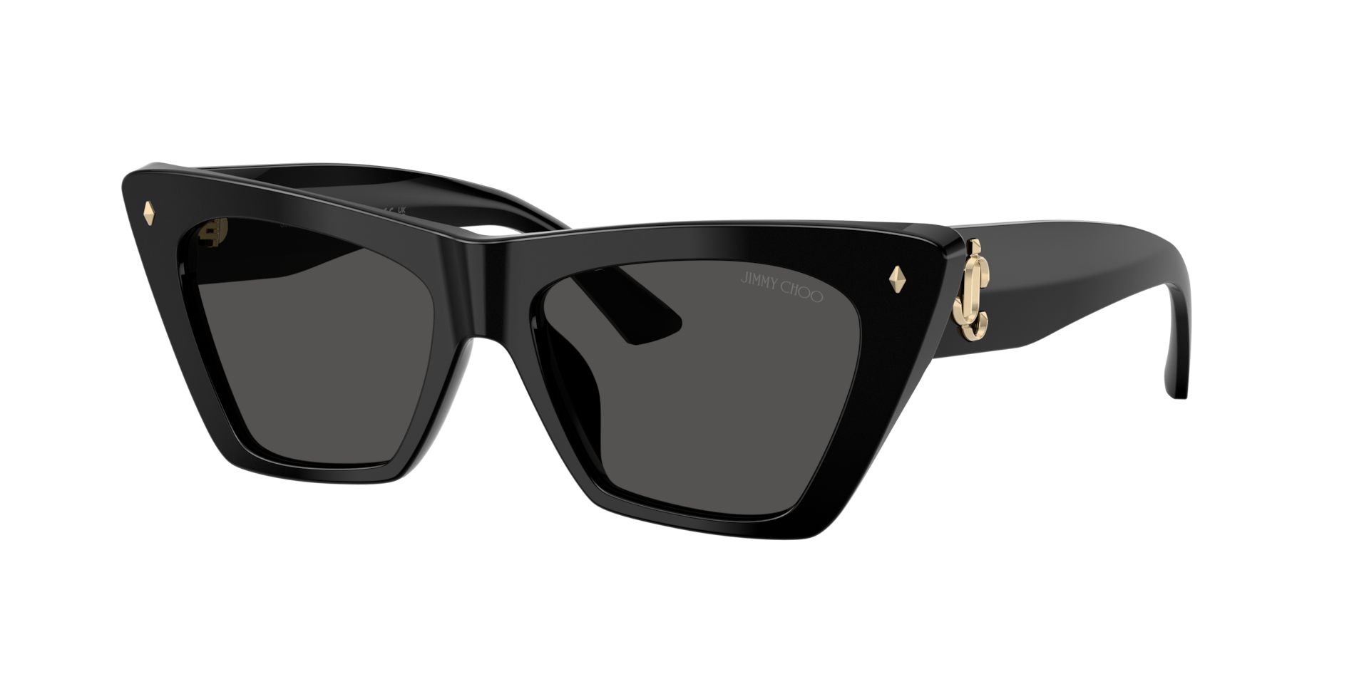 Jimmy Choo Mujer Gris Oscuro Sunglass Jc5062u - Color Del Marco: Negro, Color De La Lente: