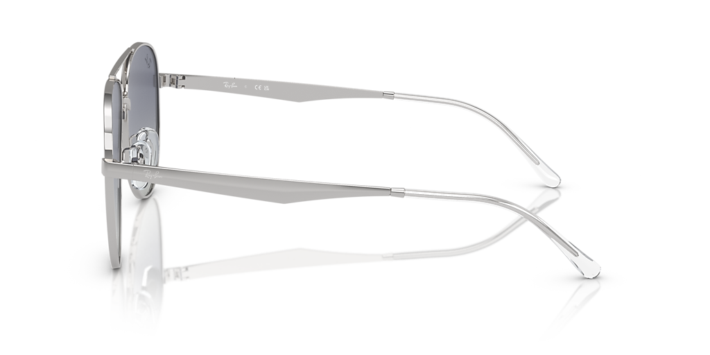 Ray-Ban RB3712D XXL (62 - 14) with Grey lenses and Silver frame