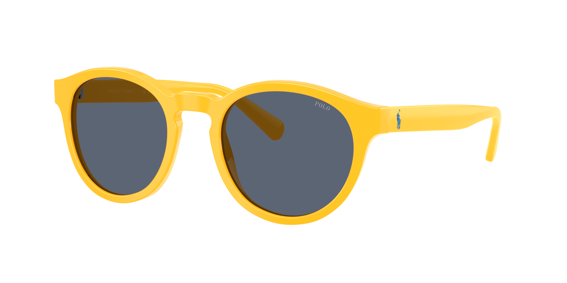 Polo Ralph Lauren Man Sunglass PH4192 -  Frame color: Shiny Yellow, Lens color: Grey Blue