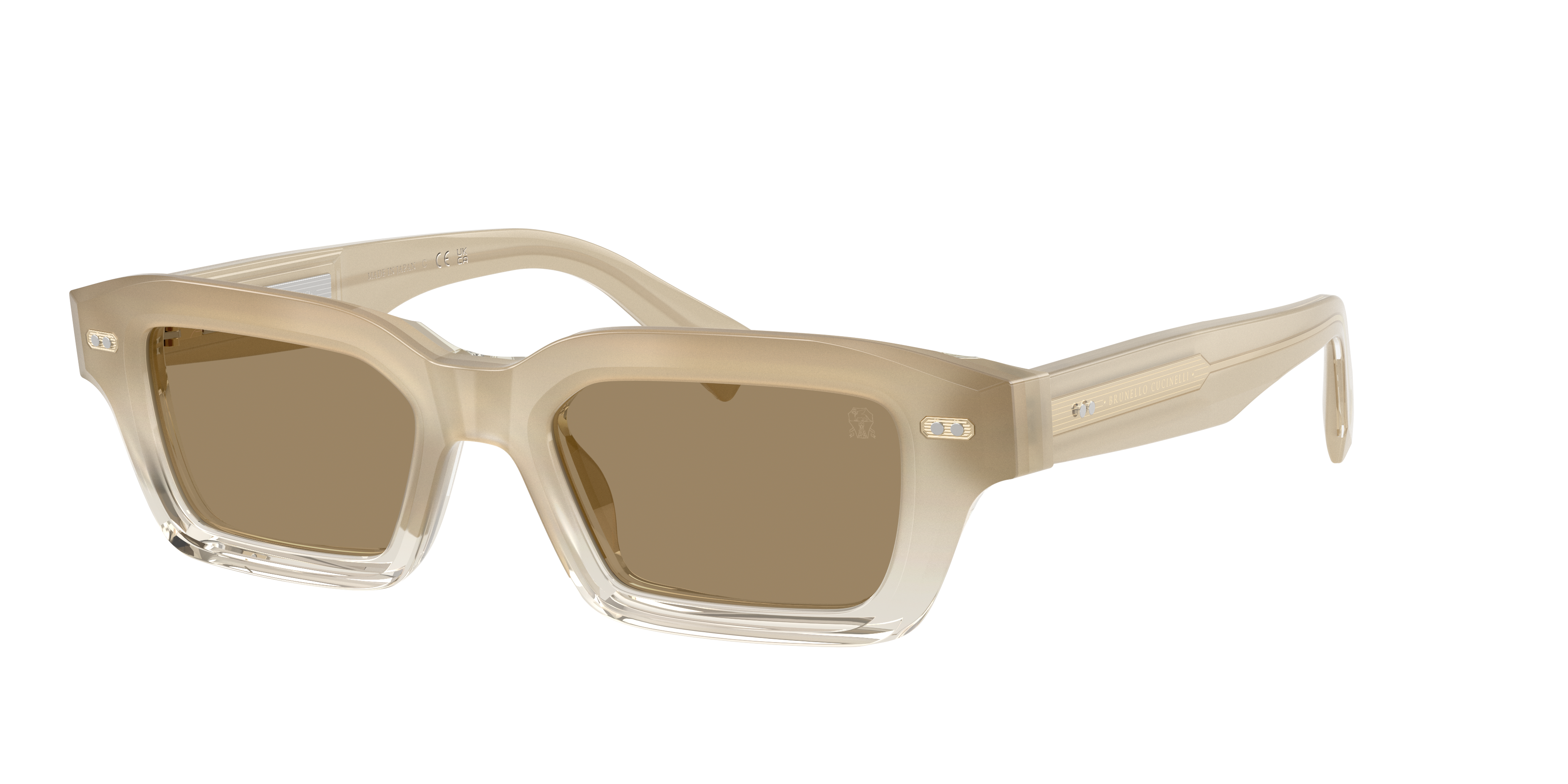 Brunello Cucinelli Unisex Sunglass BC4019S MARLA -  Frame color: Solomeo, Lens color: Nocciola