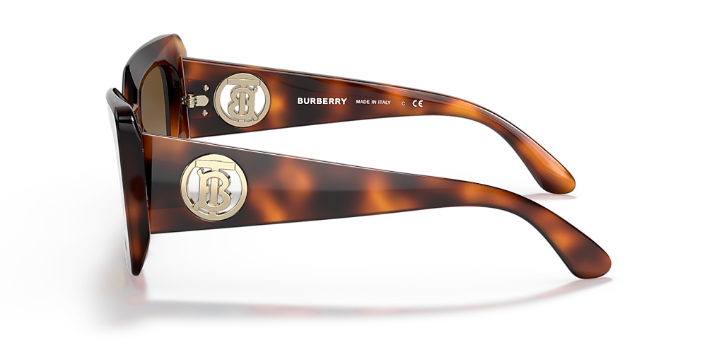 ユニコーンBURBERRY Burberry Daisy XS (51 - 20) com Lentes Marrom e Armação Tartaruga
