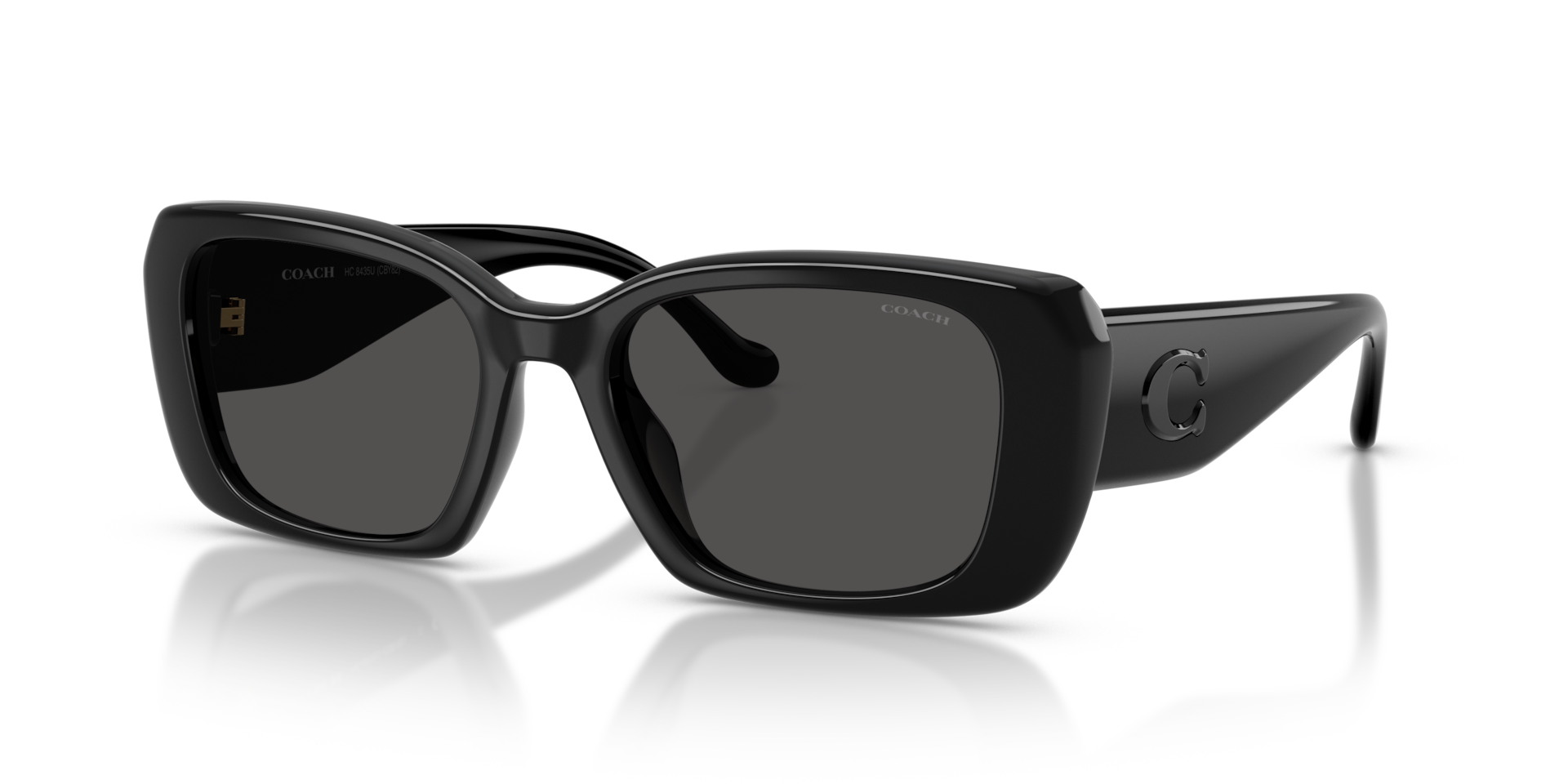 Coach CBY82 M (54 - 19) with Grey lenses and Black frame