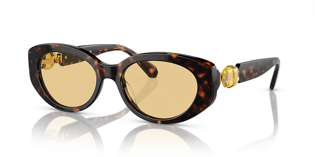 Swarovski SK6002 S (53 - 18) with Yellow lenses and Brown  display picture 1