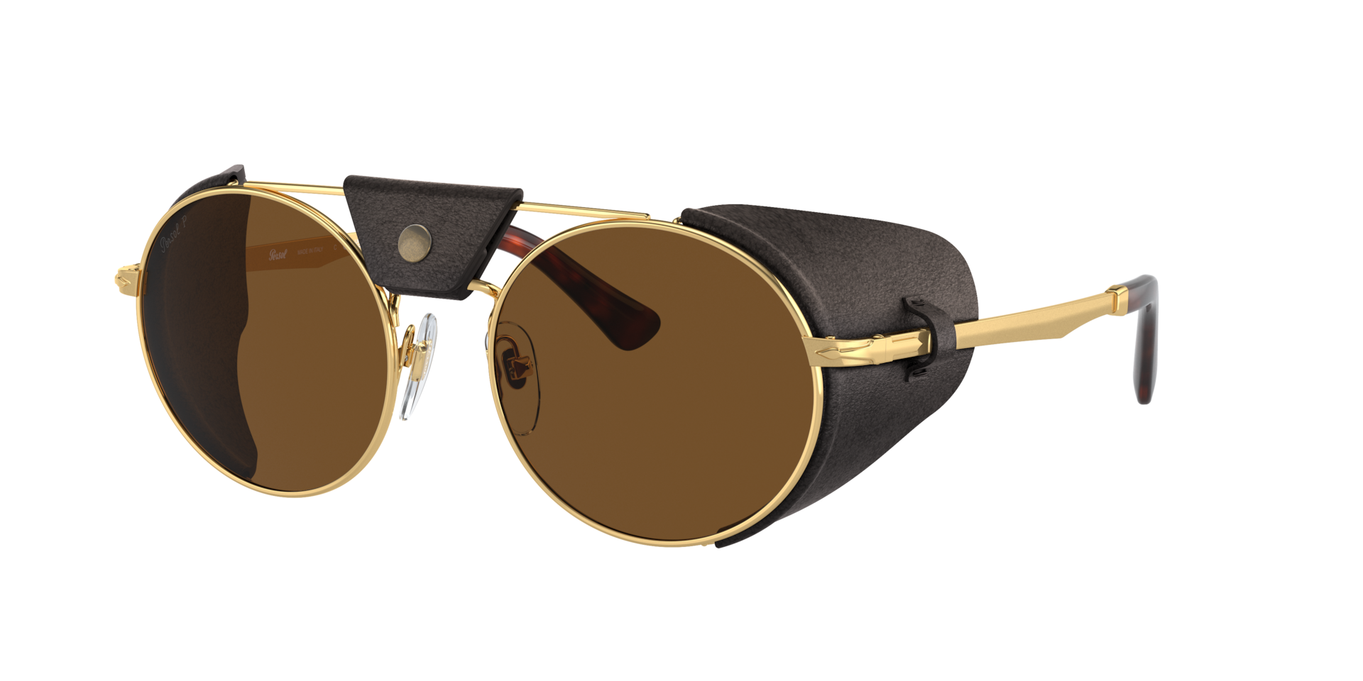 Persol PO2496SZ - Protector L (52 - 18) with Brown lenses and Gold