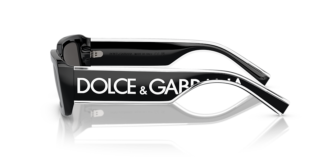 Dolce&Gabbana DG6187 M (53 - 20) with Grey lenses and Black frame