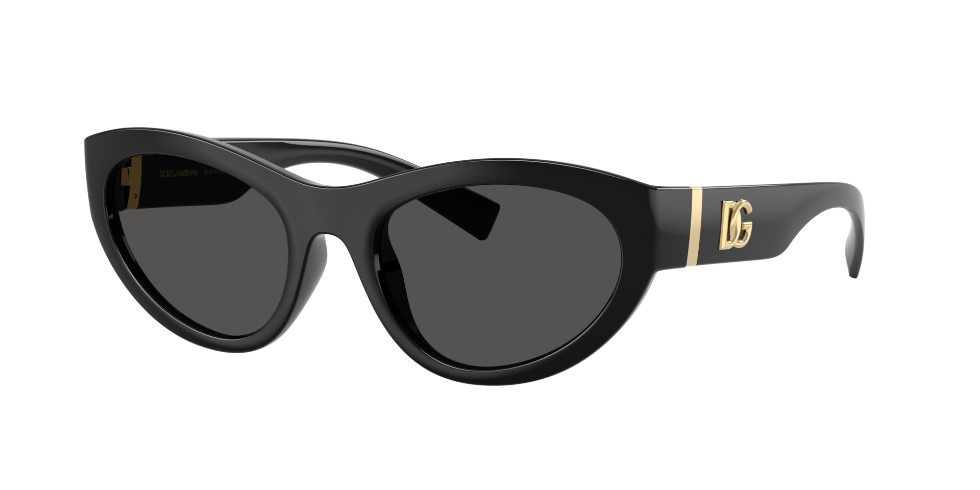 Dolce&Gabbana Woman Sunglass DG6207 -  Frame color: Black, Lens color: Dark Grey