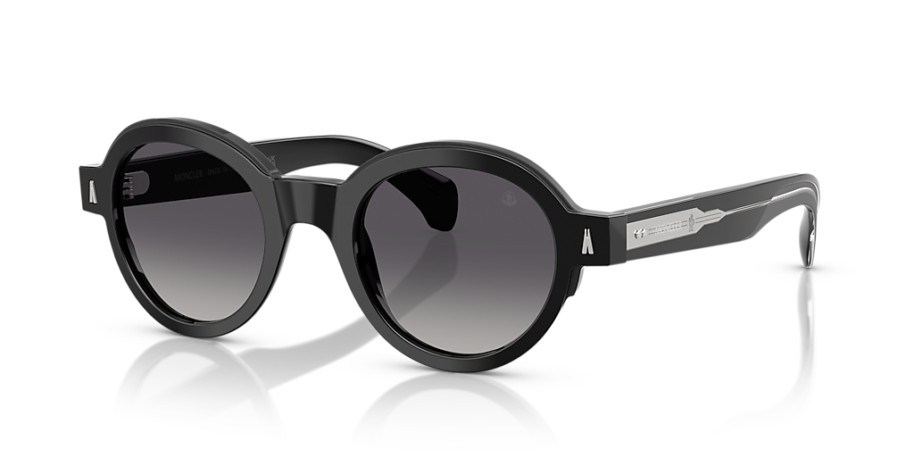 Moncler Rondosa S (47 - 22) with Grey lenses and Black frame