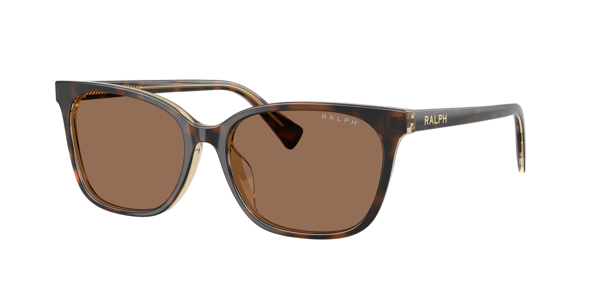 Ralph By Ralph Lauren , Tortoise/Transparent Sunglasses Brown lenses, RA5348U 629473, Mojo Glasses - Image 3