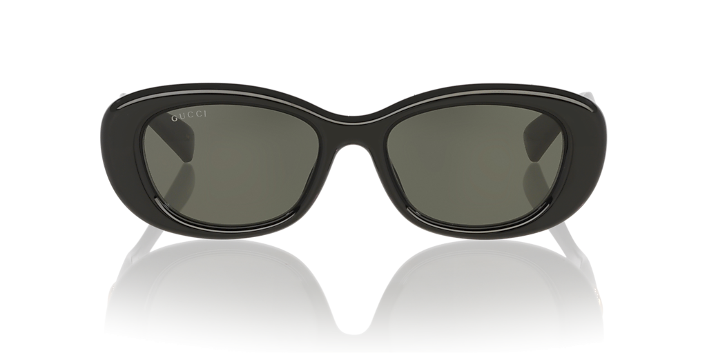 GUCCI サングラス GG 2942/S ブラック Gucci GG1829SK S (53 - 18) com Lentes Cinza e Armação Preto