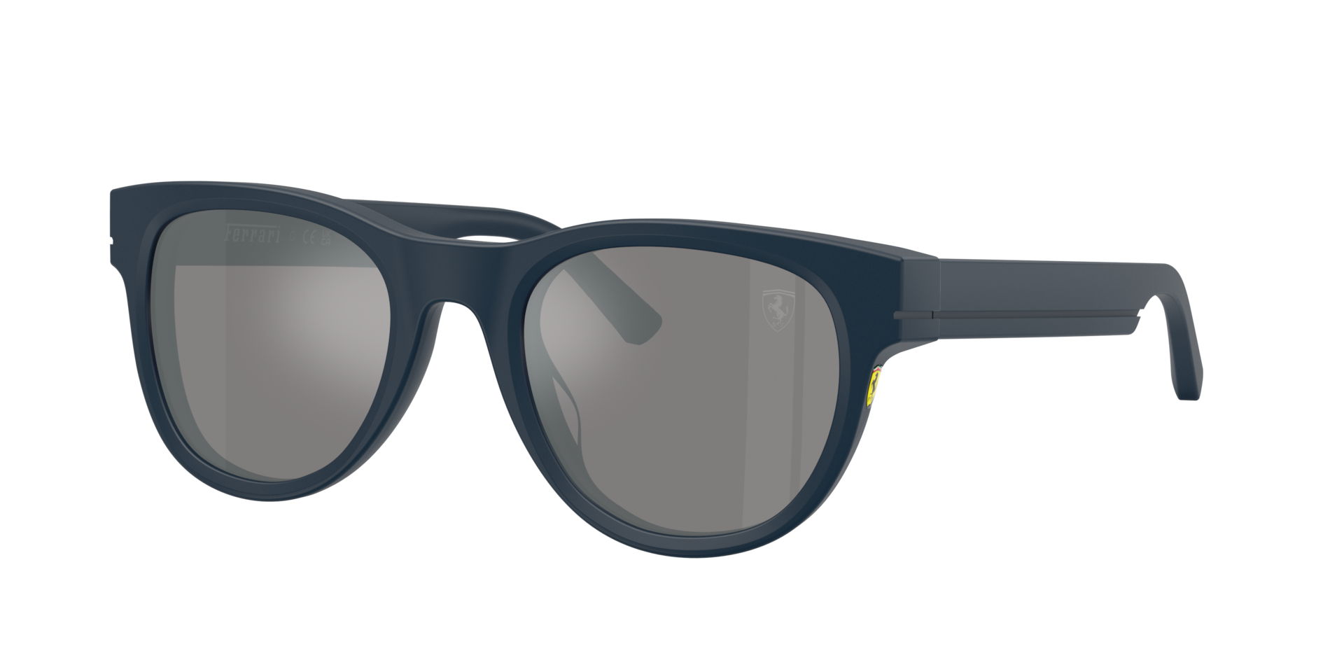 SCUDERIA FERRARI Man Sunglasses FZ6034U  -  Frame color: Matte Blue, Lens color: Silver