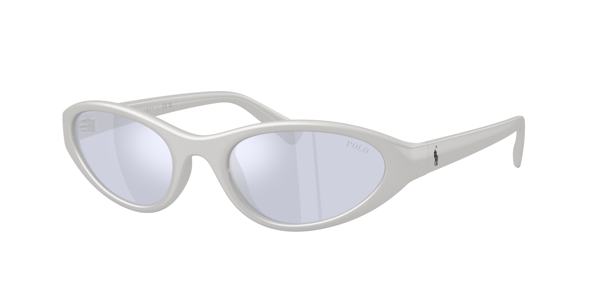 Polo Ralph Lauren Man Sunglass PH4248U   Frame color Semishiny Silver Lens color Purple