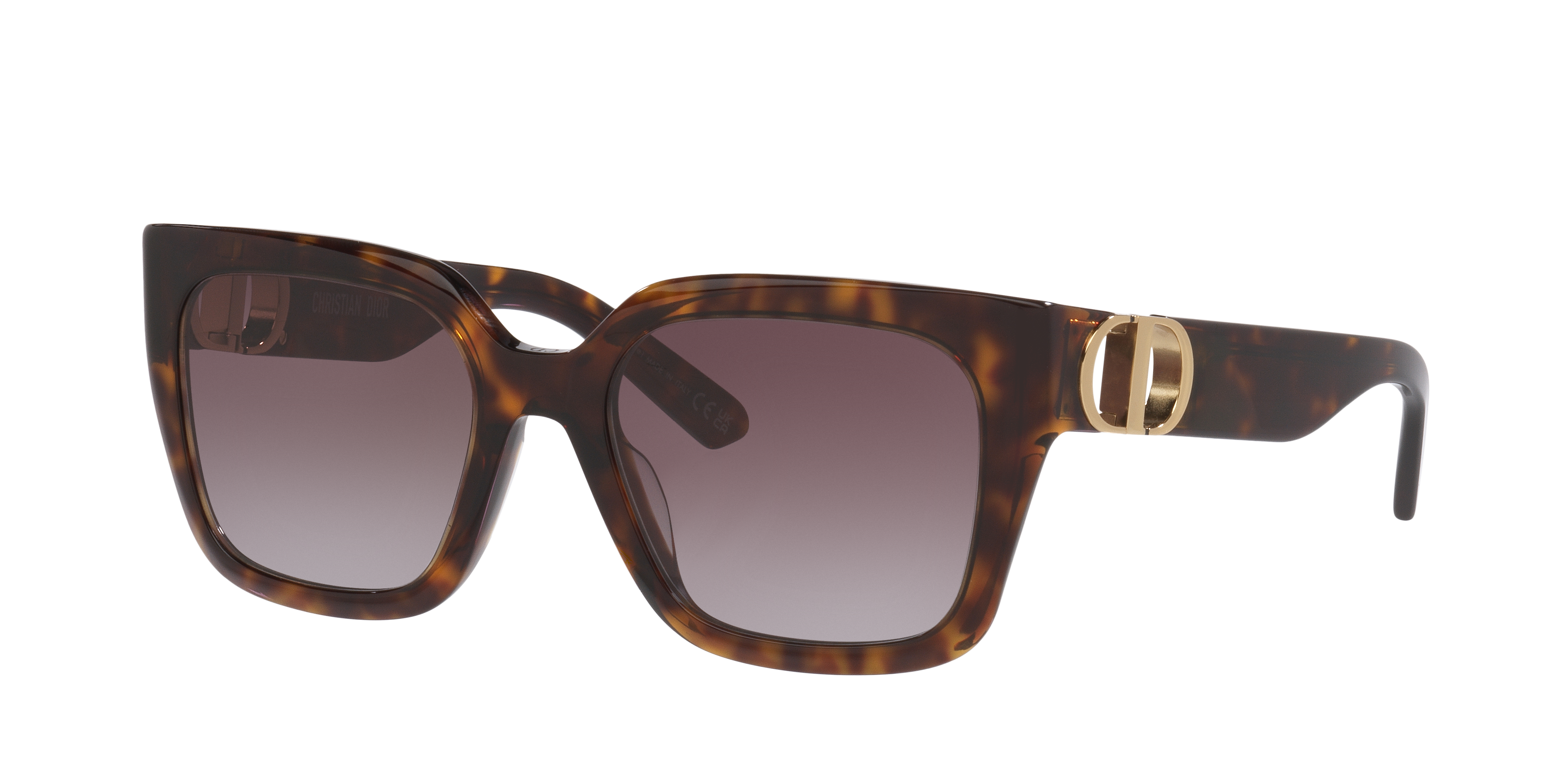 DIOR Woman Sunglass 30Montaigne S8U Cd40127U -  Frame color: Tortoise, Lens color: Brown Gradient