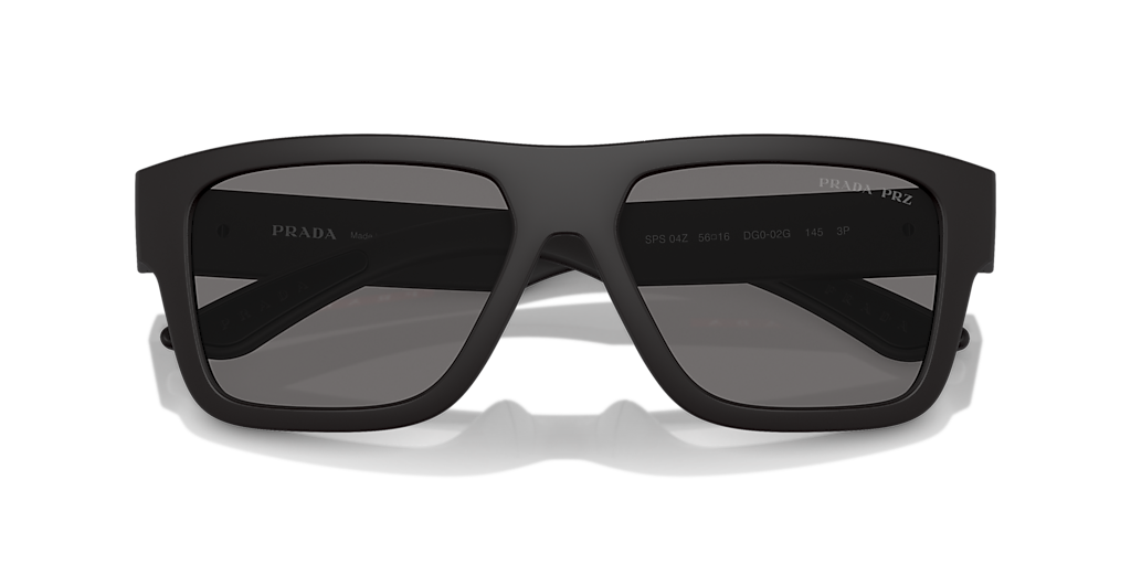 Prada Linea Rossa PS 04ZS XXL (56 - 16) with Grey lenses and Black