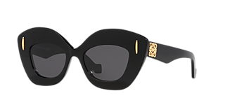 Loewe Chunky Anagram LW40114I XXS (49 - 19) with Brown lenses and