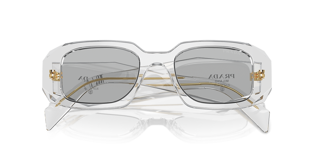 Prada PR 17WS S (49 - 20) with Grey lenses and Grey frame