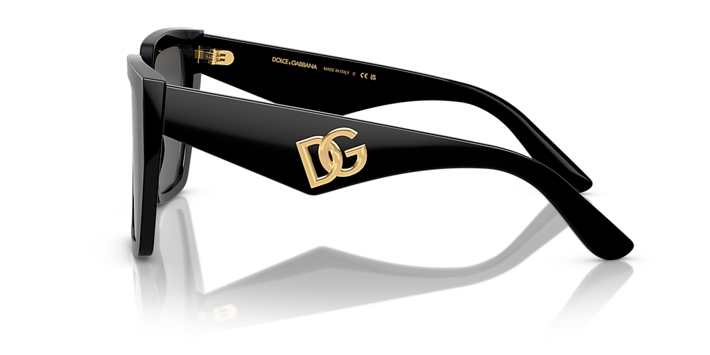 Dolce&Gabbana DG4438 M (55 - 17) with Grey lenses and Black frame