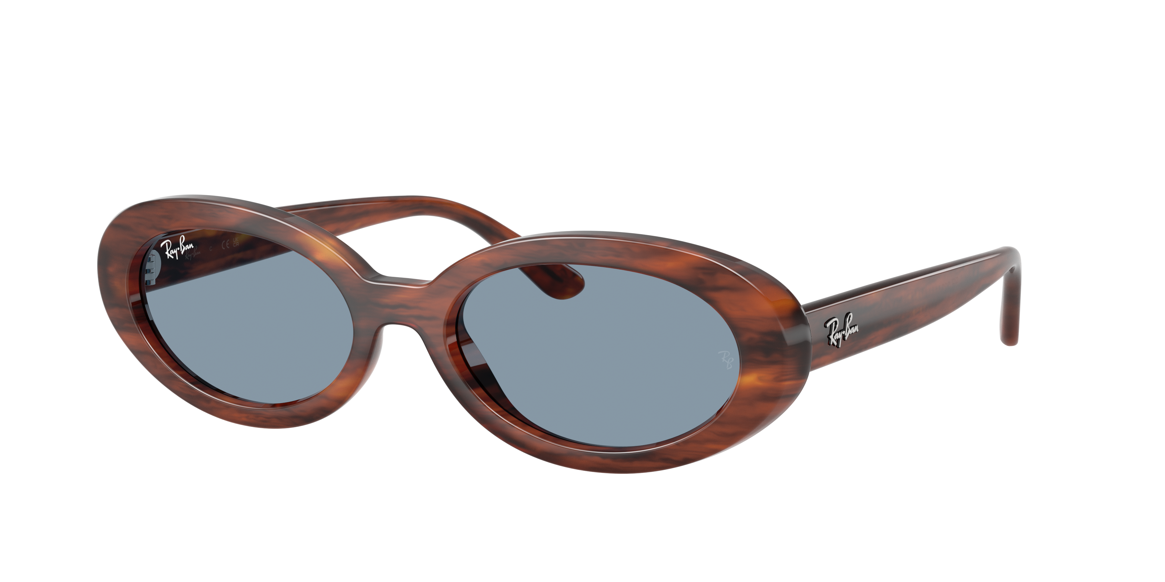 Ray-Ban Woman Sunglass RB2223 -  Frame color: Striped Havana, Lens color: Blue