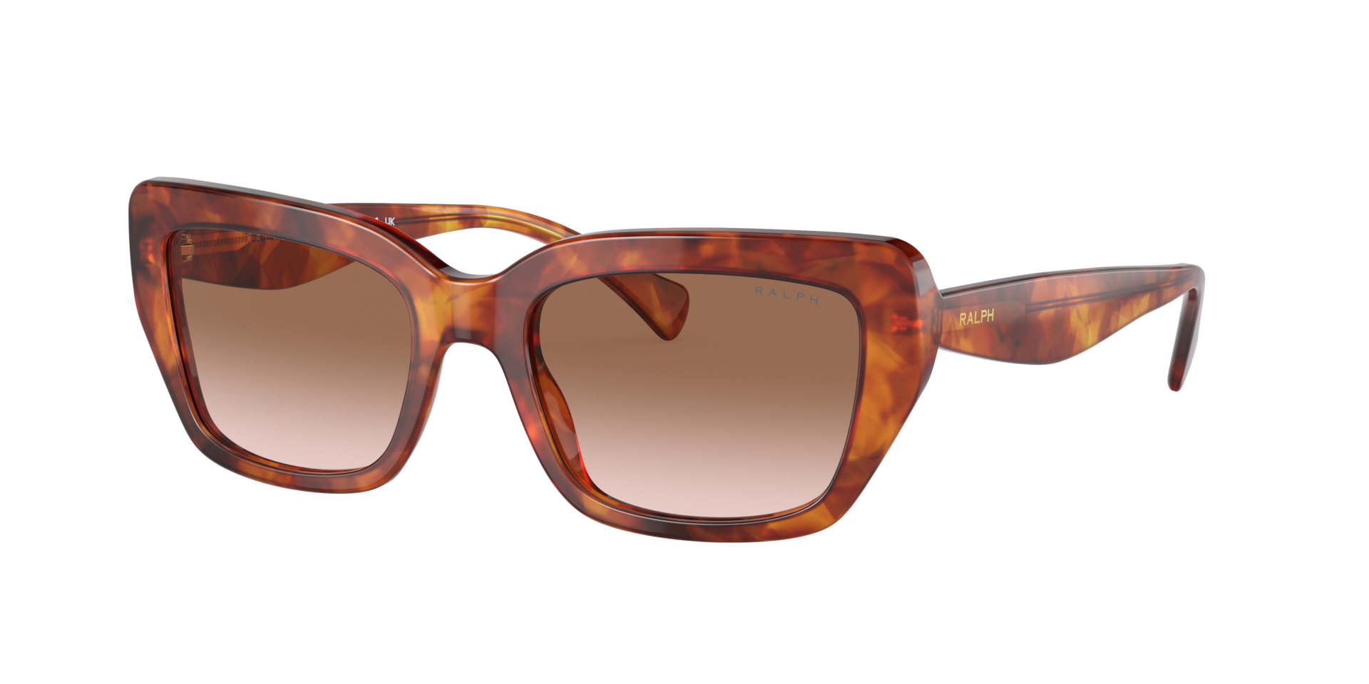 Ralph Woman Sunglass RA5292 Frame color Shiny Orange Havana Lens color Gradient Brown