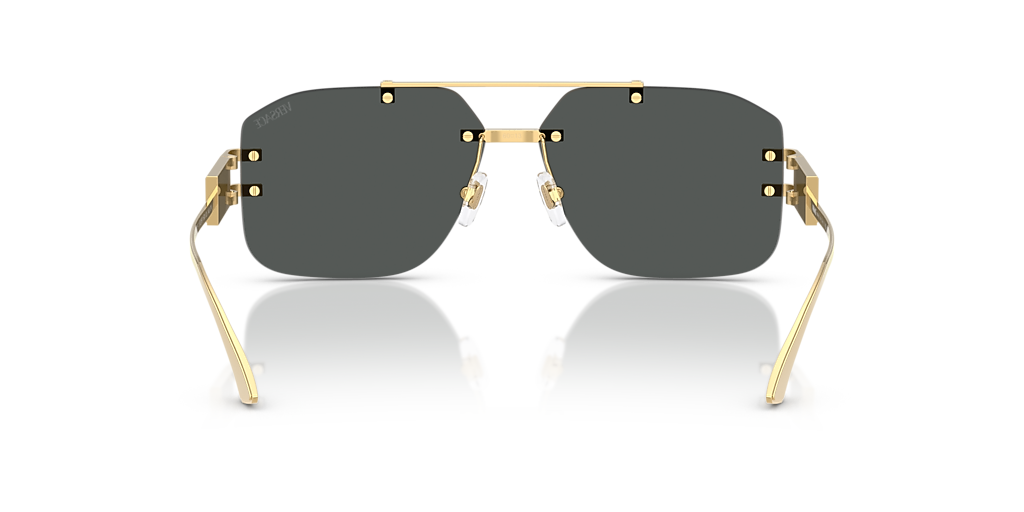 Versace VE2275 L (60 - 13) with Grey lenses and Gold frame