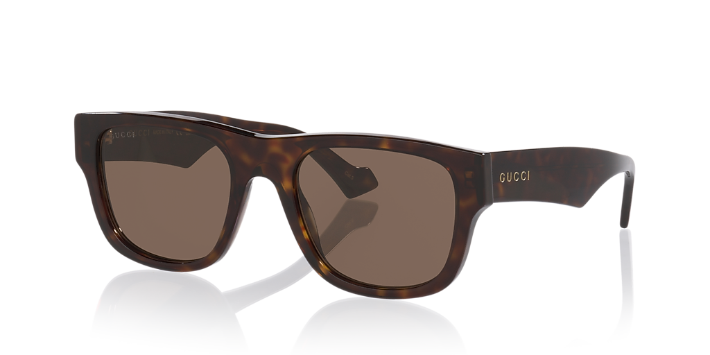 Gucci GG1427S S (53 - 21) with Brown lenses and Tortoise frame