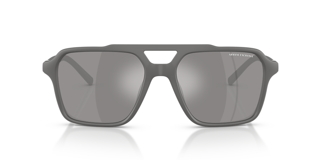 Armani Exchange AX4166SU L (57 - 18) with Silver lenses and Grey
