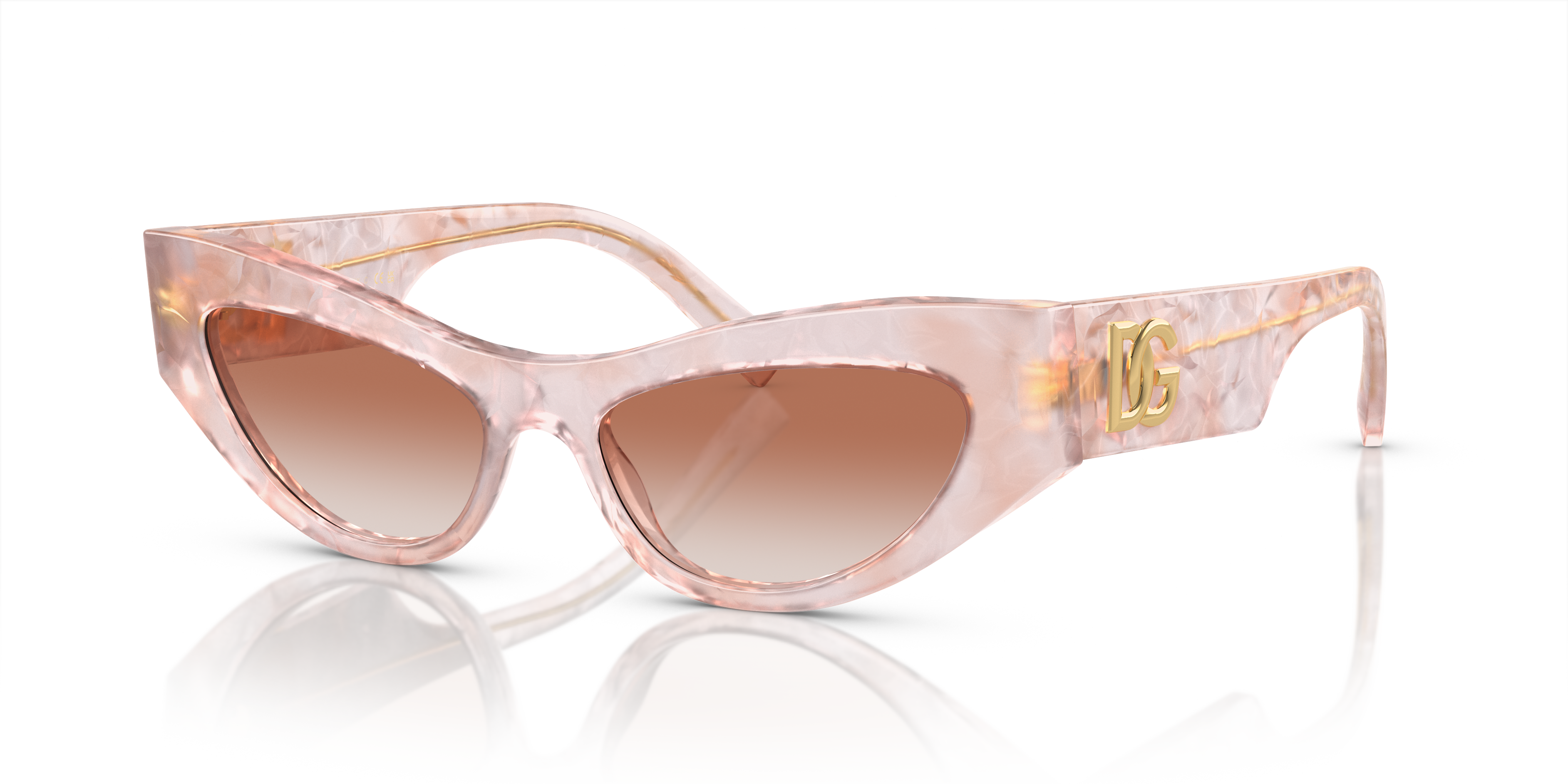 Dolce&Gabbana DG4450 M (52 - 16) with Pink lenses and Pink frame