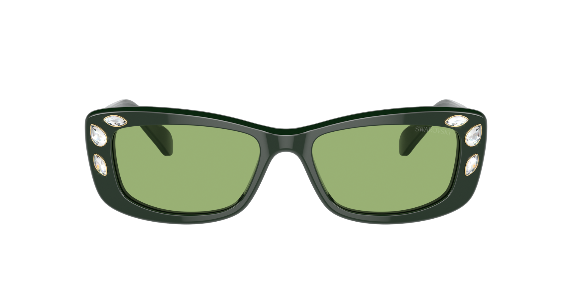 Swarovski SK6008 S (54 - 17) with Green lenses and Green frame