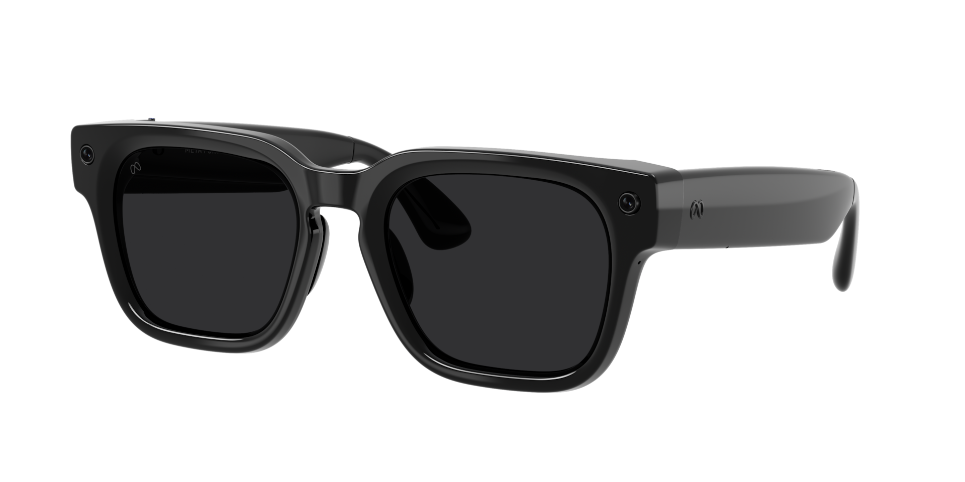 Meta Glasses Unisex Meta Fury - Rahmenfarbe: Schwarz, Linsenfarbe: Grau Polarized