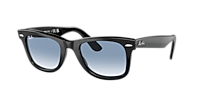 Ray-Ban Original Wayfarer Classic L (52 - 22) with Blue lenses and