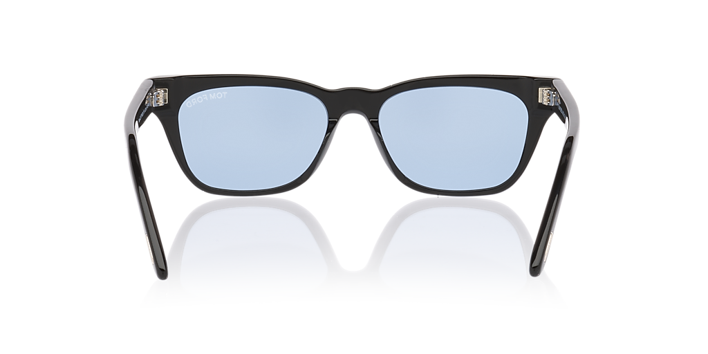 Tom Ford Penn-02 XXL (53 - 16) with Blue lenses and Black frame