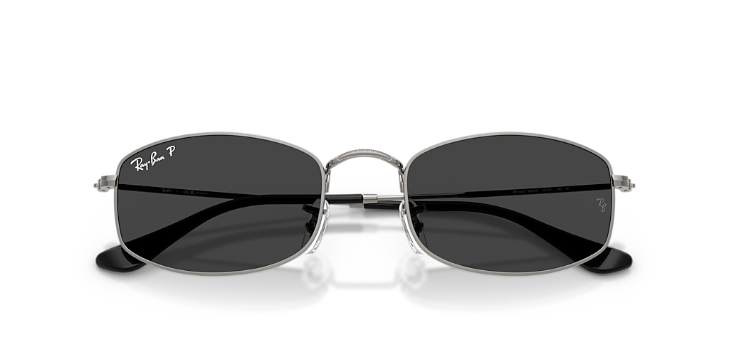 Ray-Ban RB3832 XL (55 - 21) with Black lenses and Grey frame