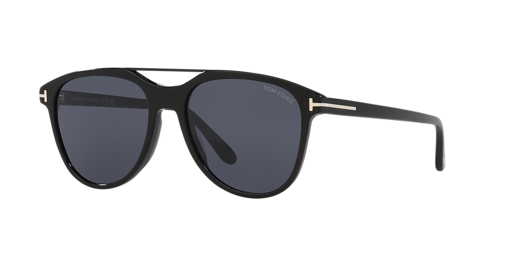 Tom Ford Damian-02 XL (54 - 17) with Blue lenses and Black frame