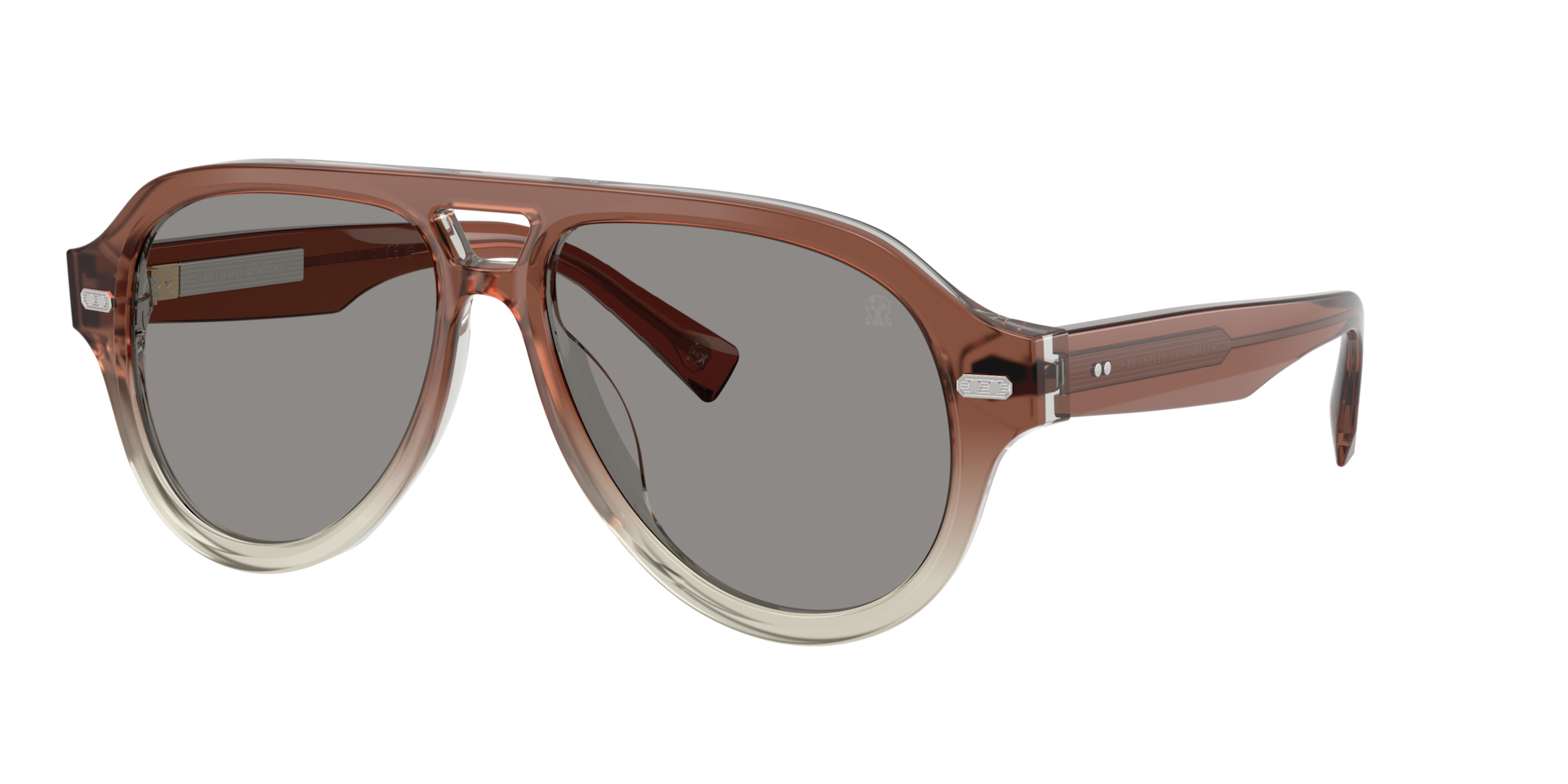 Brunello Cucinelli BC4017S PAUL XL (57 - 15) with Brown lenses and
