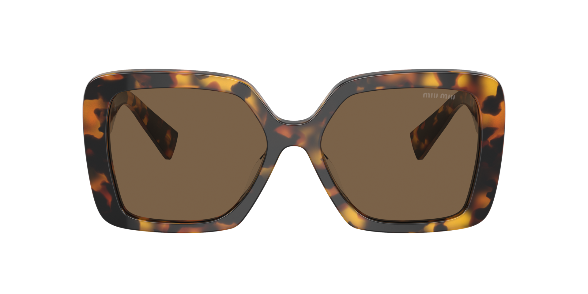 Miu Miu MU 10YS M (56 - 17) with Brown lenses and Tortoise frame