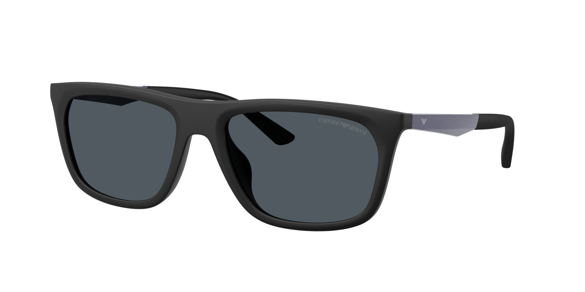 Emporio Armani Homme Sunglass EA4272U - Couleur du Monture: Noir mat, Couleur de Lentille: Gris foncé
