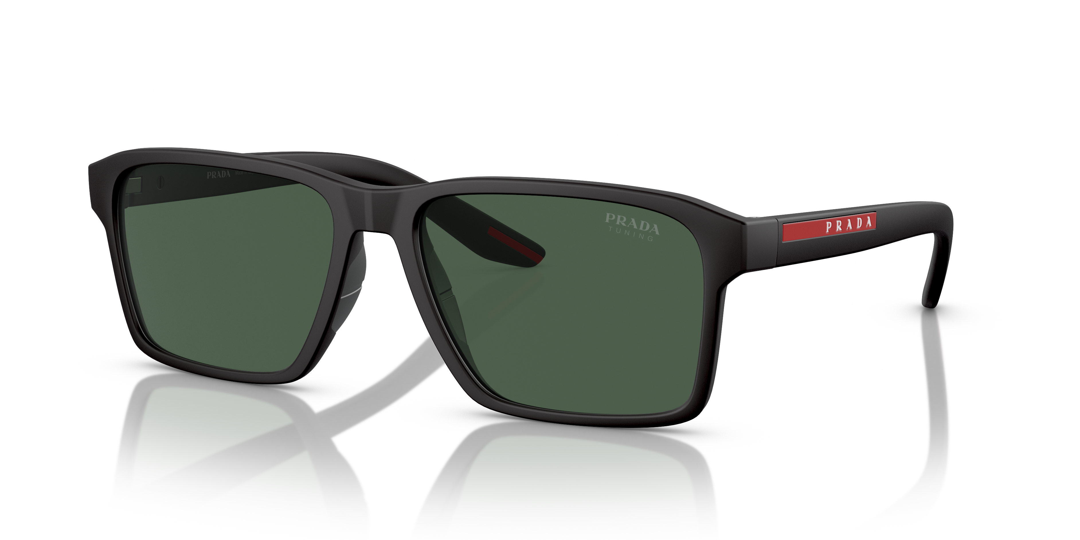 Prada Linea Rossa PS 05YS XXL (58 - 17) with Green lenses and