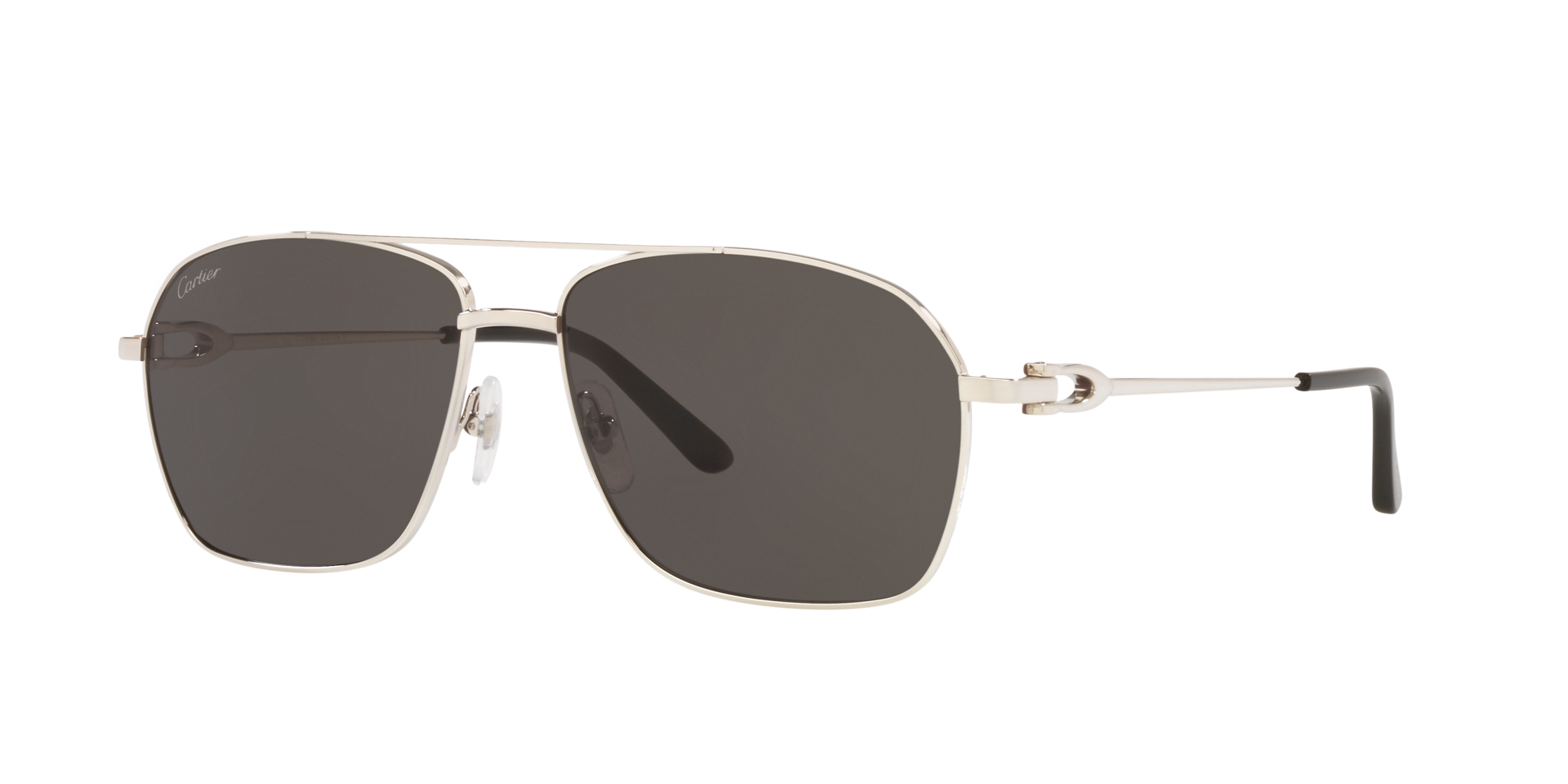 Cartier Homme Sunglass CT0306S - Couleur du Monture Argent Couleur de Lentille Gris 1050 €